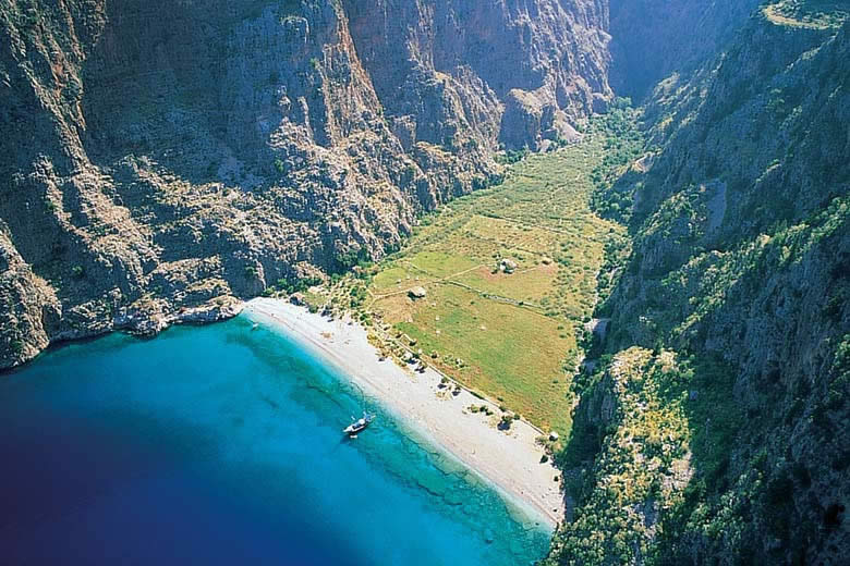 Butterfly Valley, Fethiye, Turkey Butterfly Valley, Fethiye, Turkey