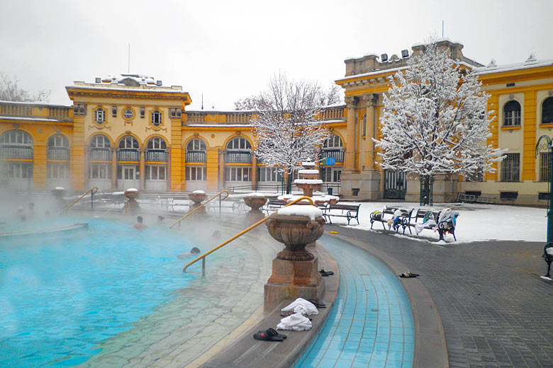 Dip into the Szechenyi Baths, Budapest Dip into the Szechenyi Baths, Budapest